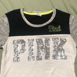Pink 3/4 sleeve shirt